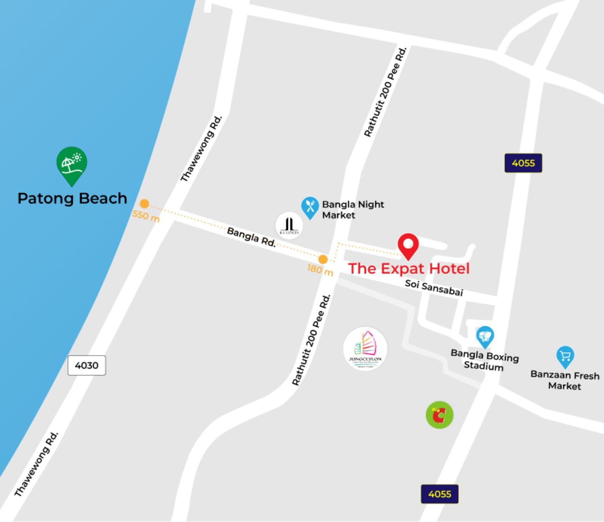 The Expat Hotel Patong Exteriér fotografie